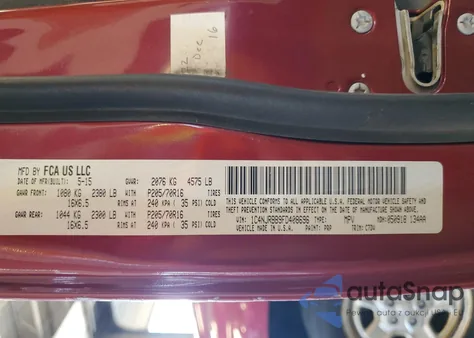 2015 Jeep Patriot Sport из США, поврежденный, VIN 1C4NJRBB9FD408696